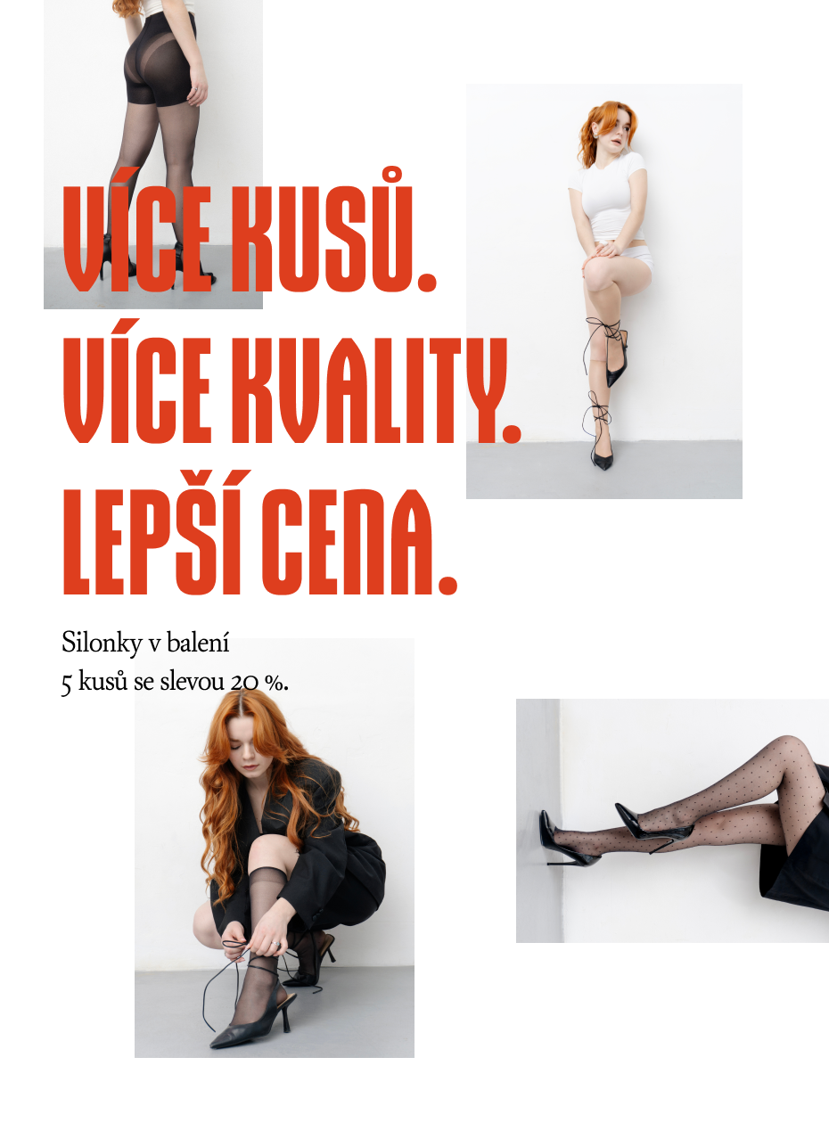 5 PACK: Polka dot tights | nadotec TEČKA. | 20 DEN