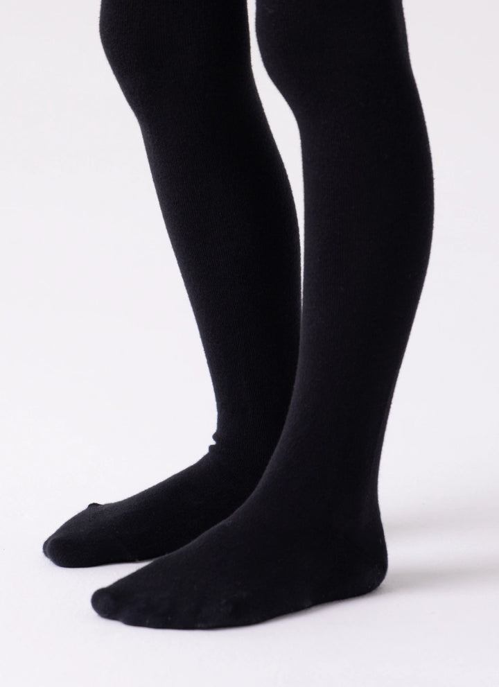 Children's tights in a fairy-tale book – POHÁDKY V (black)