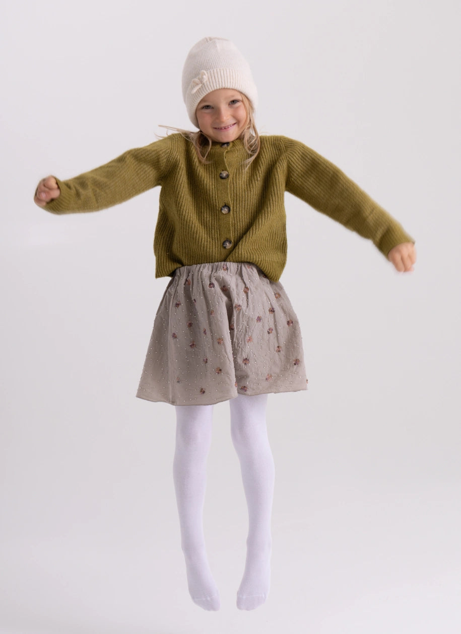 Children's tights in a fairy-tale book – POHÁDKY II (white)