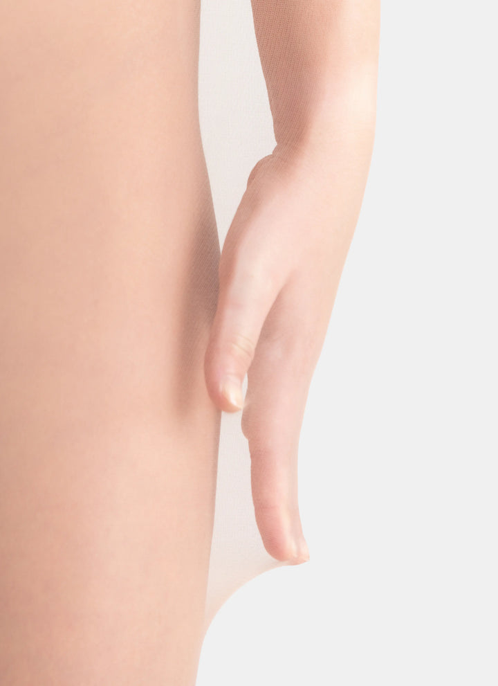 Tights with a lace waistband | nadotec KRÁSY | 30 DEN beige