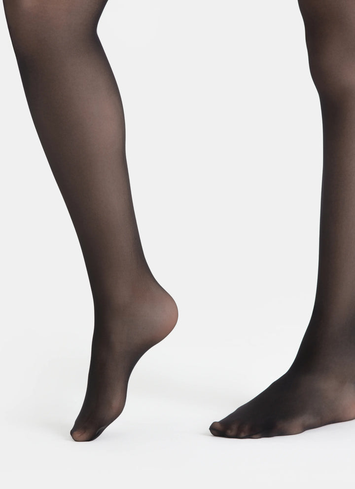 High-waisted tights | nadotec ELEGANCE | 30 DEN black