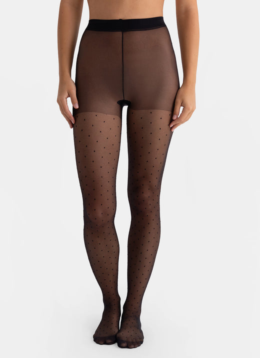 5 PACK: Polka dot tights | nadotec TEČKA. | 20 DEN