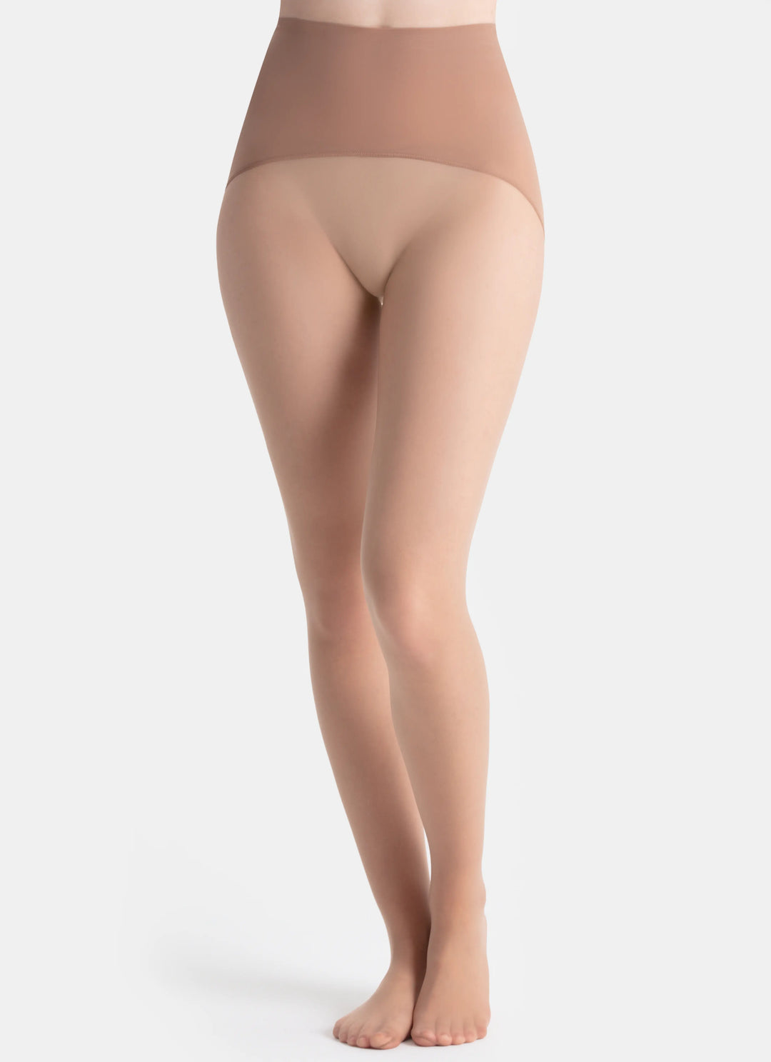 5 PACK: High-waisted tights | nadotec ELEGANCE | 30 DEN beige