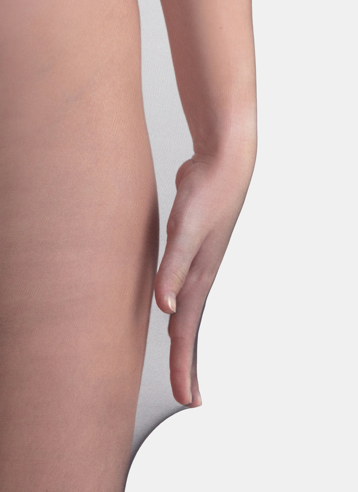 Tights with a lace waistband | nadotec KRÁSY | 30 DEN black