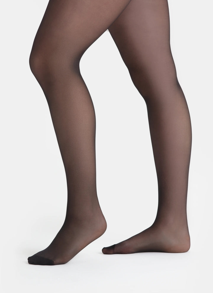 Tights with a lace waistband | nadotec KRÁSY | 30 DEN black
