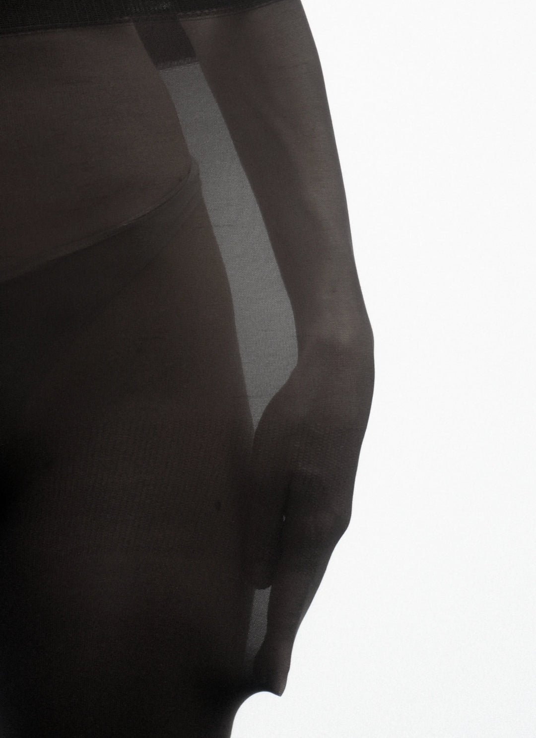 Black microfiber tights | nadotec NOIR | 40 DEN