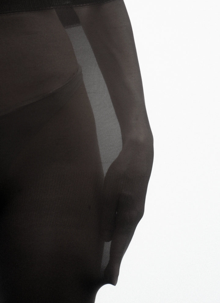 Black microfiber tights | nadotec NOIR | 40 DEN