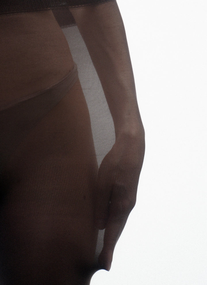 5 PACK: Brown microfiber tights | nadotec ESPRESSO | 40 DEN