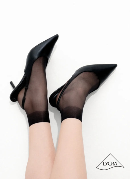 Socks made of more durable yarn | nadotec STOPY | 12 DEN black